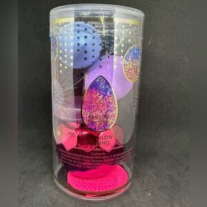 🆕 Beautyblender 🪩Disc glow inferno🪩 5-Pc.Essentials sponge Set $58 value!!